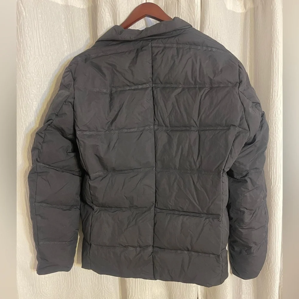 NWT BLDWN Mens Designer Flavin double sided Puffer black jacket